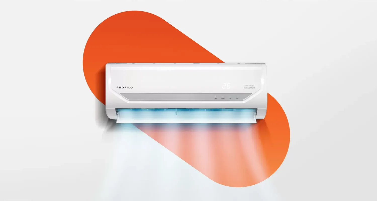 Isıtma ve soğutma çözümleri sunan bir klima